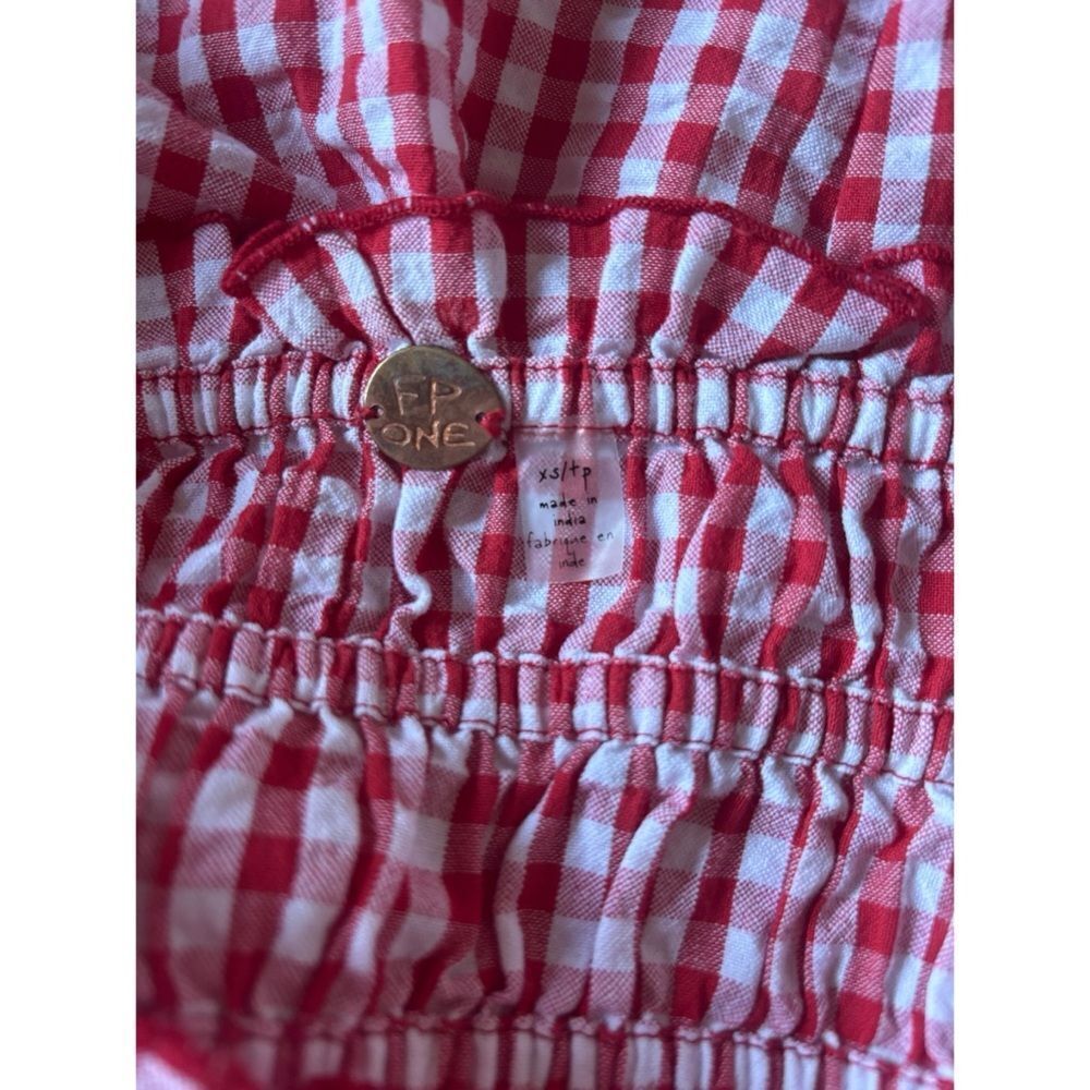 Free People One Sunni Convertible Skirt in Red/White Size XS ~ NWT - Picture 7 of 8